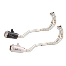 Per Honda CBR500R CB500F/X 2013-2024 Tubo testata impianto di scarico marmitta nero 2"