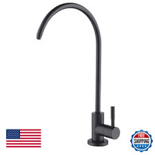 Apaix Drinking Water Faucet Matte Black, Kitchen Water Purifier Faucet for Non-A