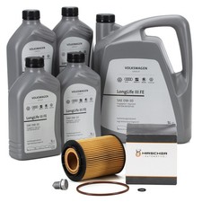  9L ORIGINAL 0W30 Motoröl + HIRSCHER Ölfilter für VW GOLF 3 PASSAT T4 T5 V6 VR6