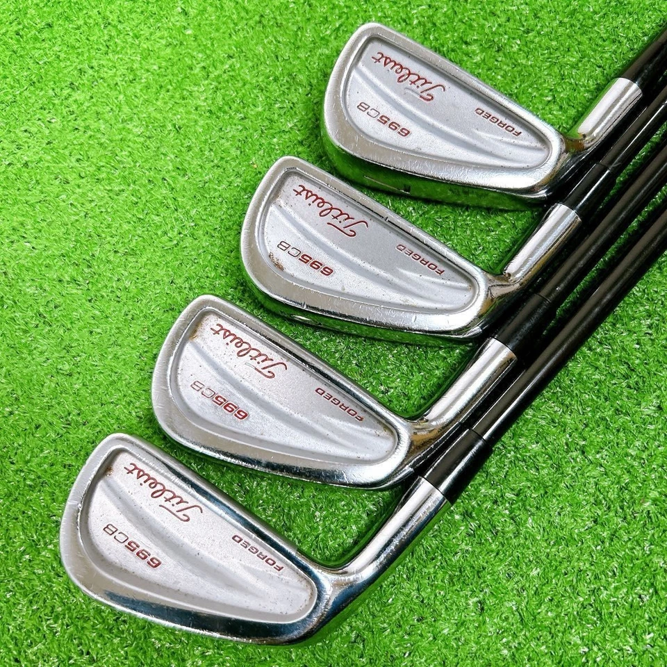 Lefty Titleist 695CB Irons #4-9,Pw(7Clubs)/Fujikura ZCOM FN-PRO/Flex:Extra Stiff - Image 2 of 4