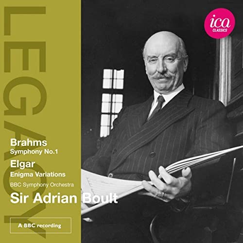 ICAC5019 Adrian Boult; Bbc Symphony Orchestra Brahms: Symphony No. 1 - Elgar: