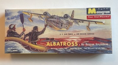Monogram P20-149 SA-16B Albatross Air Rescue Amphibian 1:72  1960s Sealed