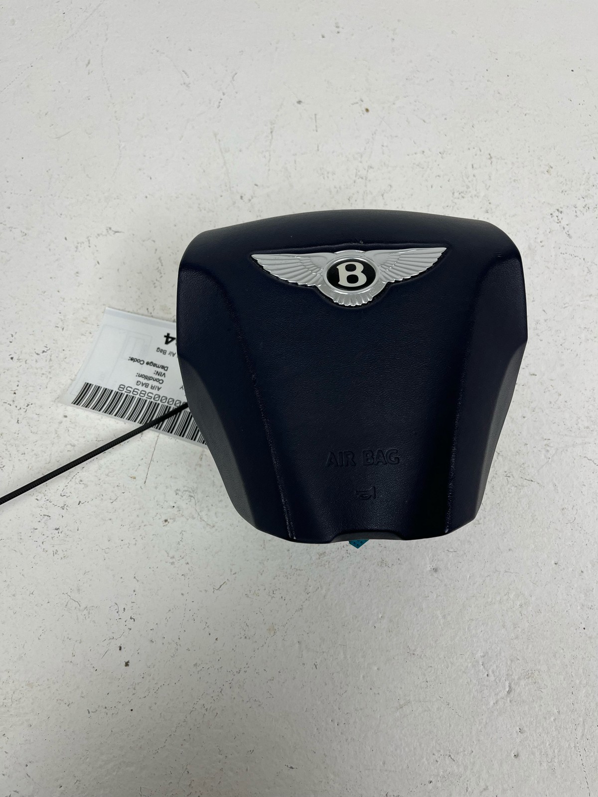 2011-2018 Bentley Continental Oem Driver Steering Wheel Bag Black