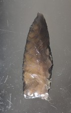 Authentic Modern Reproduction of Pre 1600 Pacific Northwest Obsidian Arrowhead