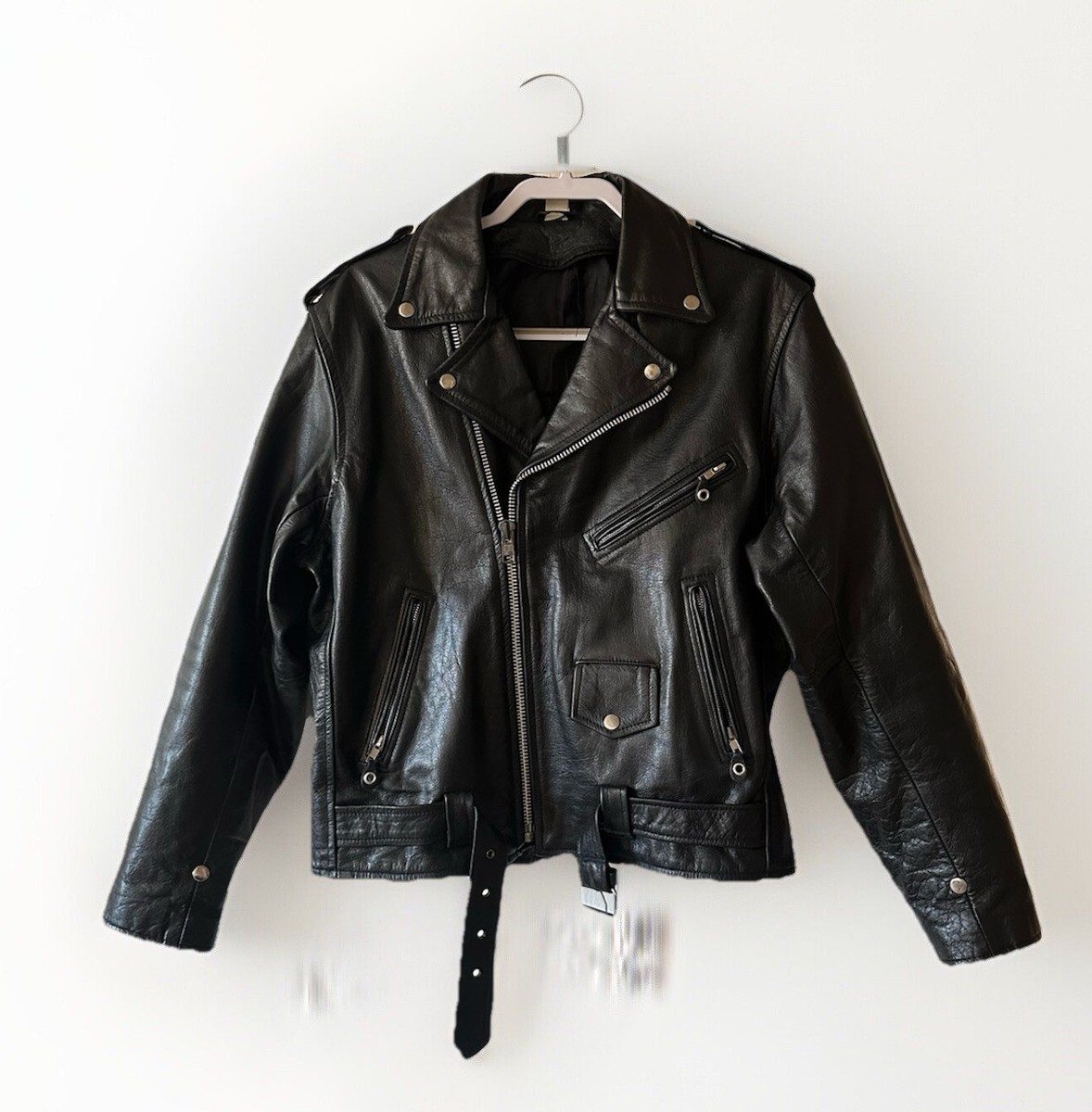 ジャケット・アウター 80s 90s Euro vintage black cashgora coat Vintage 80s 90s the New Age Black Leather Jacket M - Etsy