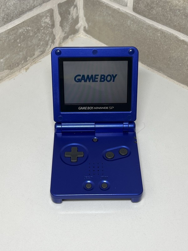 Nintendo Game Boy Advance Blue Colbalt Handheld System Console - AGS-001 Tested