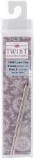 ChiaoGoo TWIST Red Lace Mini Interchangeable Tips 4"-Size 1.5/2.5mm