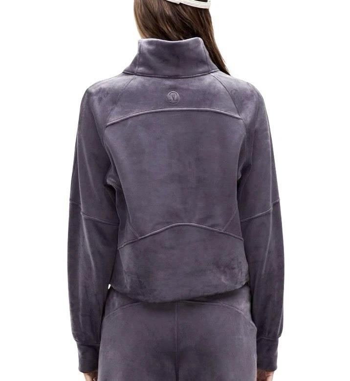 Пуловер Lululemon Scuba Oversized Funnel Neck Размер M/L Фиолетовый Лавандовый Бархат - Изображение 4 из 4