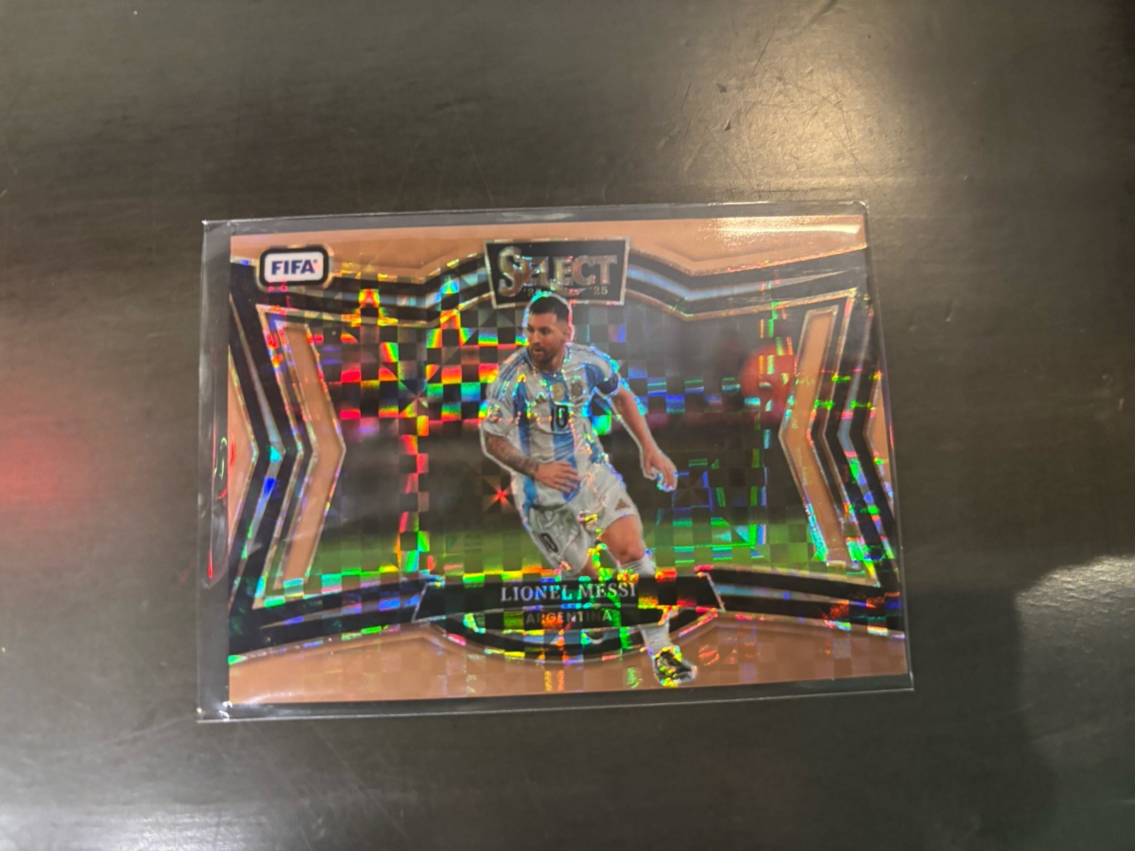 24-25 Panini Select Fifa Soccer- #244 Lionel Messi Field Level Bronze Prizm /75