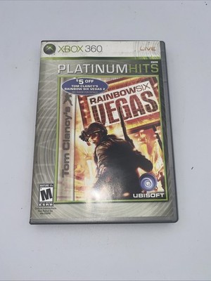 Tom Clancy's Rainbow Six: Vegas Xbox 360 Platinum Hits CIB Tested And Working