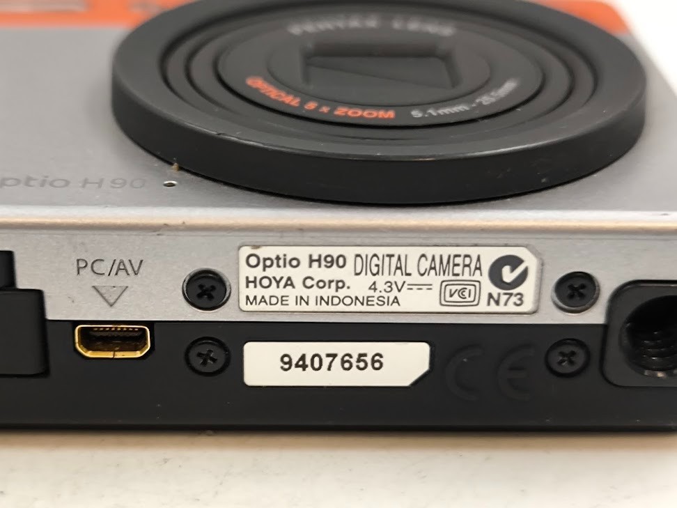 Pentax Optio H90 12.1 MP Digital Camera Orange - Not Working For