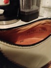 Vtg Walk -over Saddle Shoes Mens 8.5  Tan Navy  Brick Sole Oxfords — photo 6