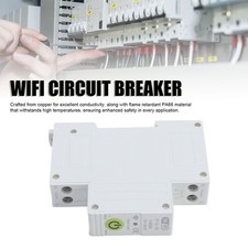 ?Smart WiFi Circuit Breaker Wireless Remote Control Enegy Meter Switch Over