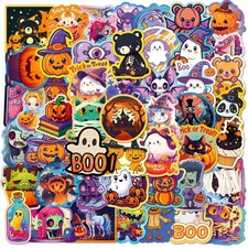 Tisaindor 50Pcs Halloween Stickers for Adults H03 H03