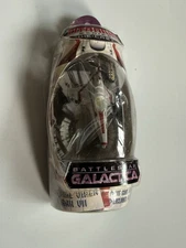 Battlestar Galactica COLONIAL VIPER MARK VII Titanium NIP diecast bsg white READ