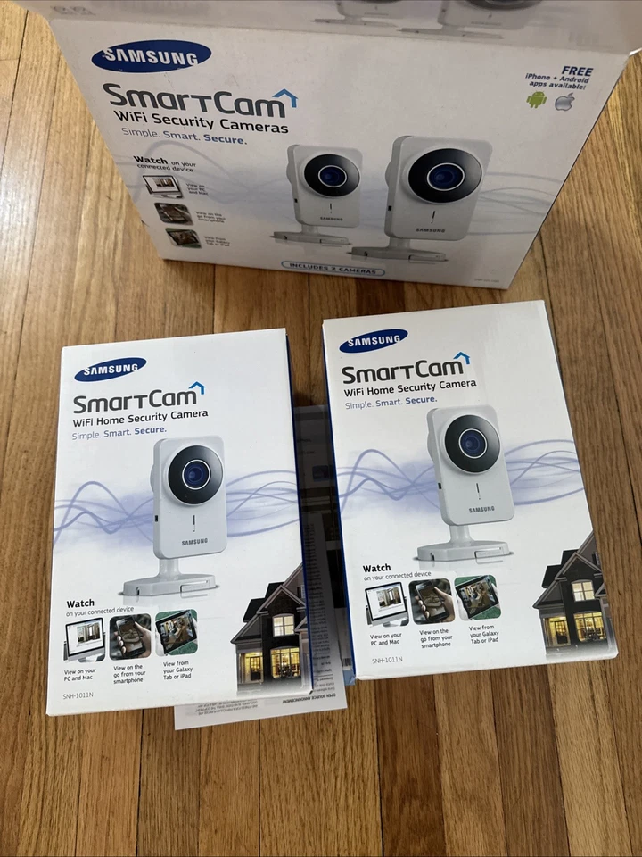 Samsung Smart Cam WiFi Security Cameras SNH-1011ND Open Box -Includes 2 Cameras - Image 3 of 4