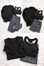Women  s 2-3 Piece Activewear Set Leggings Sports Bra Jacket Polyester