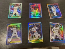 Topps 2025 Update 6 Card Lot 1990 35th Anniversary