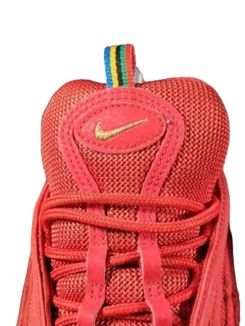 Nike Air Max 97 Sneakers Sz 9.5 QS Olympic Rings Red Gold CI3708-600 Sportswear - Image 4 of 4