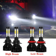 4x Led Headlights Combo Kit High Low Beam For Mazda 3 2010 - 2018 Mazda3 Sport 4x Led Headlights Combo Kit High Low Beam For Mazda 3 2010 - 2018 Mazda3 Sport