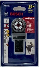 Bosch OSL034F Starlock Oscillating Multi Tool Bi-Metal Plunge Cut Blade, 3/4"