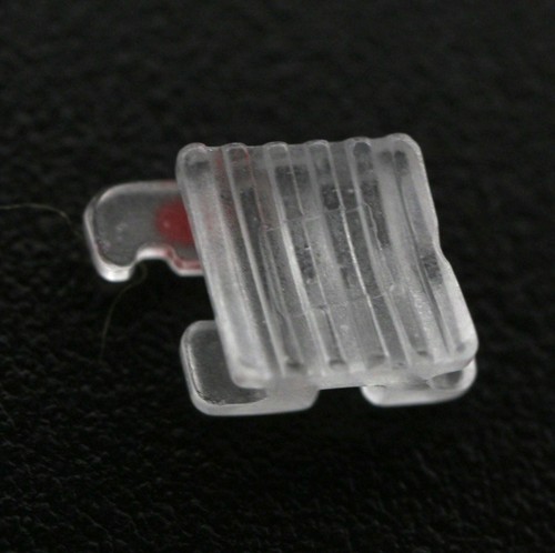 Staffe ortodontiche ceramica zaffiro tutore dentale estetica elegante Roth MBT 022 - Foto 24 di 44