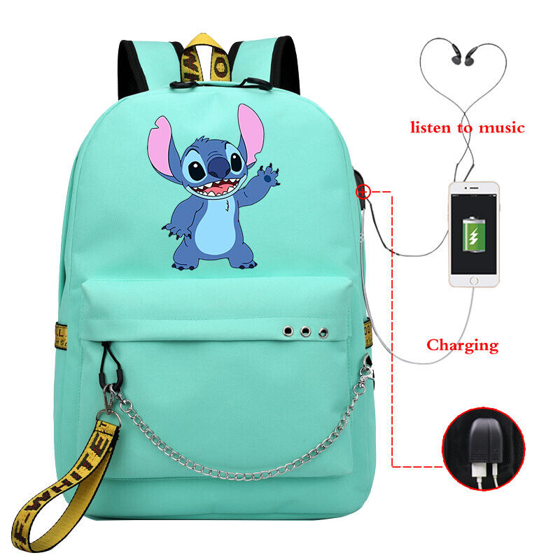 New Cartoon Stitch Backpack Girl Backpack For Teenagers Girls