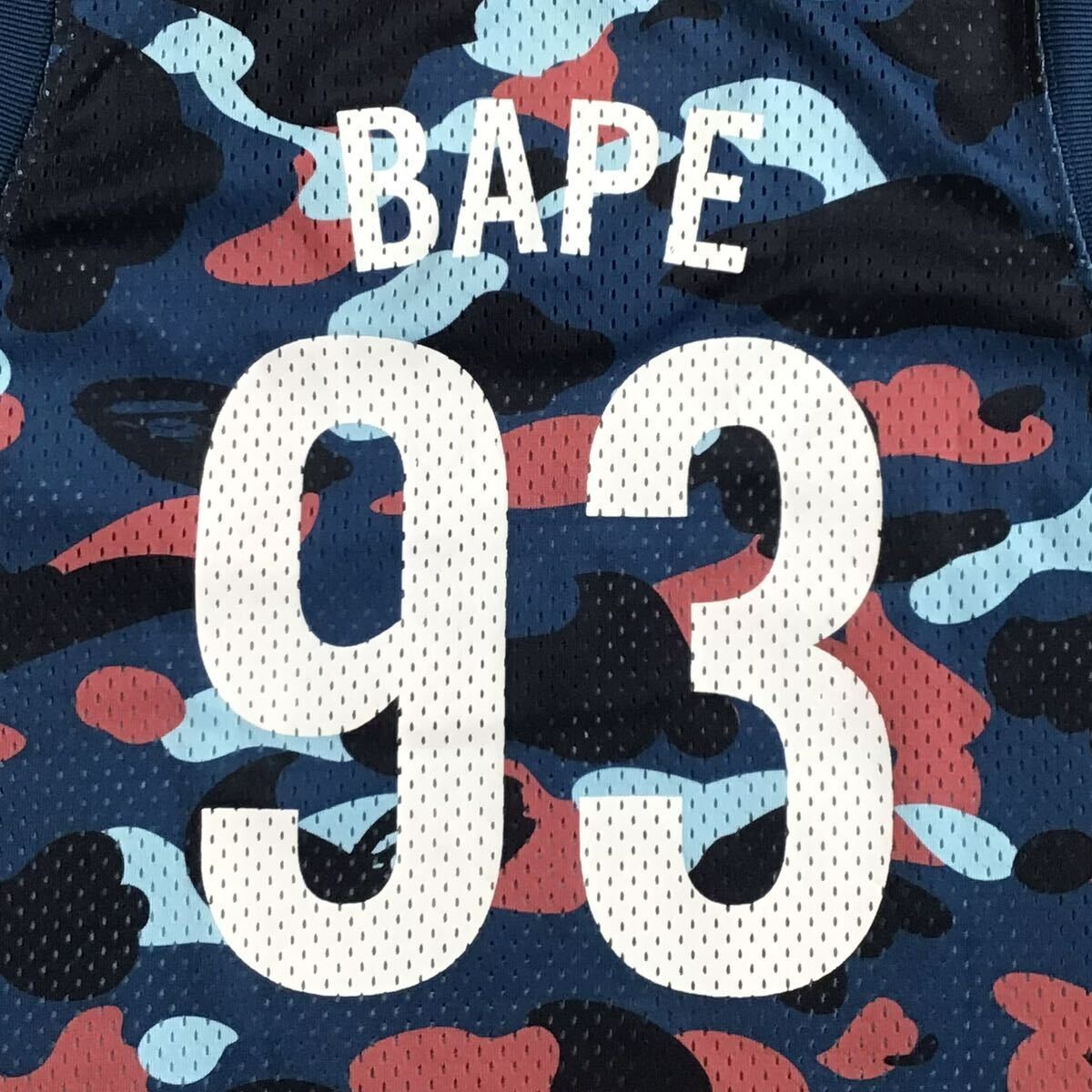 A Bathing Ape 青系迷彩ジャージ XLサイズ BAPE Blue multi camo basketball tank top A Bathing Ape Size