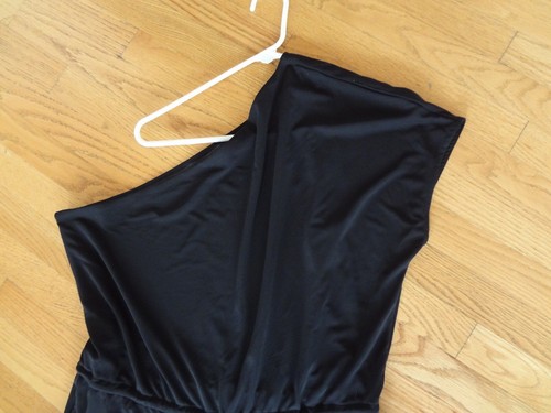 NWT Ralph Lauren Polo Womens' Size XXL (18/20) Black One-Shoulder Jumpsuit - Picture 3 of 4