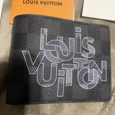LOUIS VUITTON - 若林ページ Louis Vuitton Damier Graphite Wallet Elephant Print