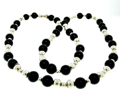 Black Onyx Graduated Bead Ball 