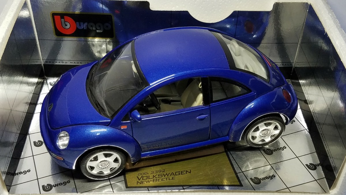【未使用】ブラゴ 1/18 フォルクスワーゲン ニュービートル (1998) 1/18 BBURAGO 1998 VOLKSWAGEN NEW BEETLE BLUE | eBay