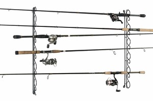 Fishing Rod Storage Rack Horizontal Ceiling Organizer 9 Rod Wire