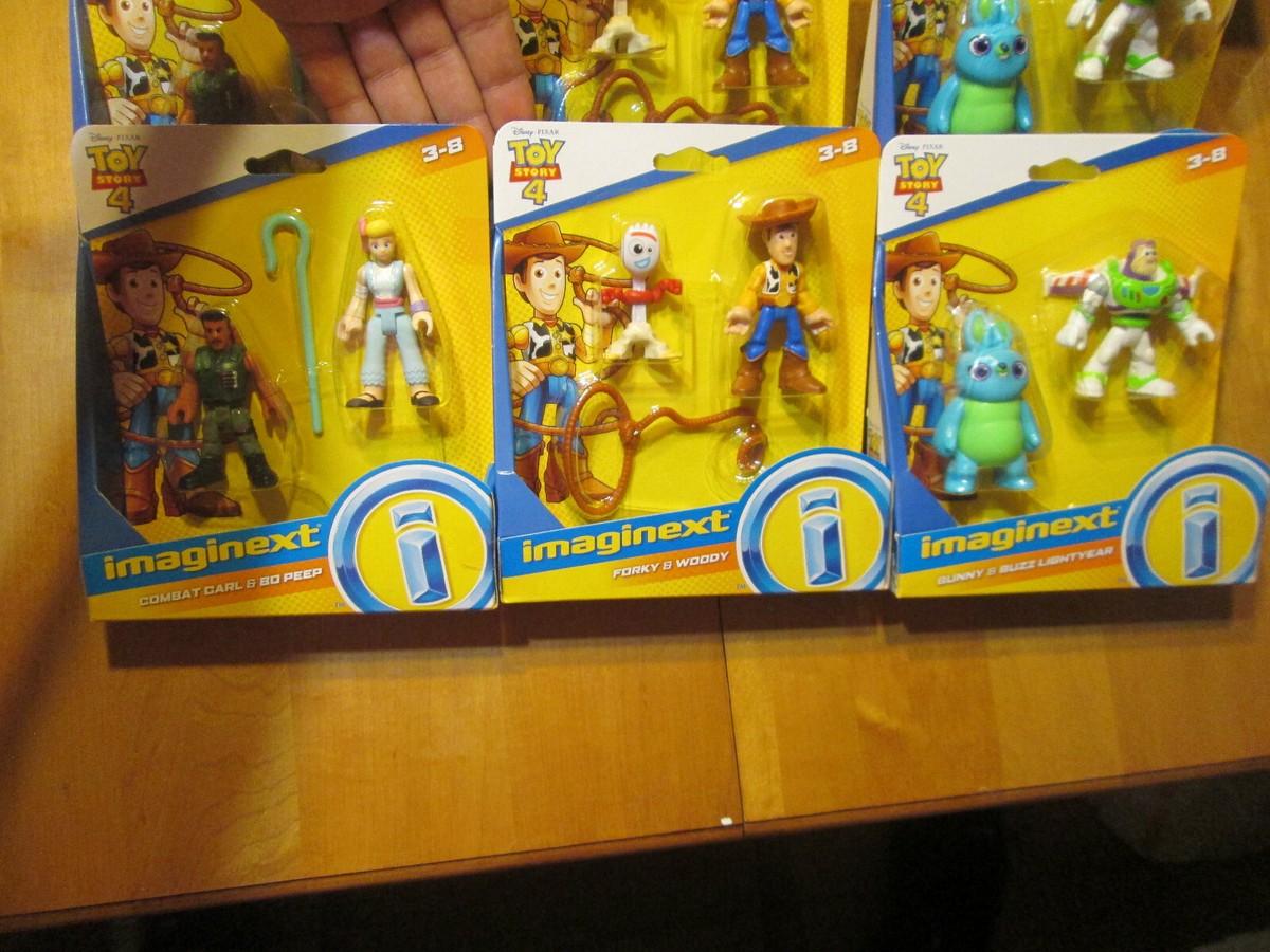 LOT IMAGINEXT DISNEY PIXAR TOY STORY 4 FORKY WOODY BUZZ LIGHTYEAR LOT IMAGINEXT DISNEY PIXAR TOY STORY 4 FORKY WOODY BUZZ LIGHTYEAR