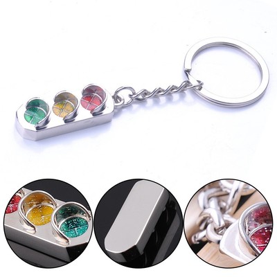 Porte-clés KIESENBERG 3D Werbe A-90030 - Poli Brillant - Effet 3D - 4.5x3.5 Cm