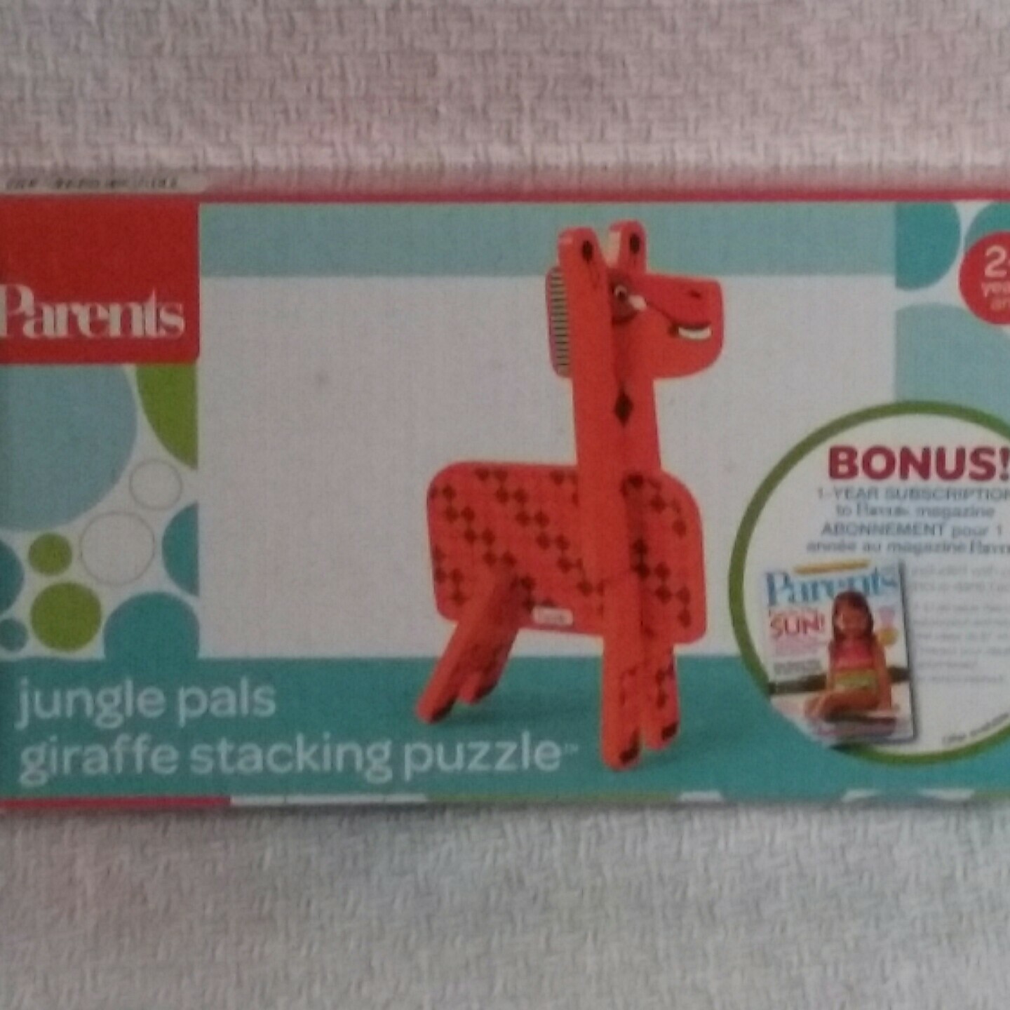 giraffe stacking toy