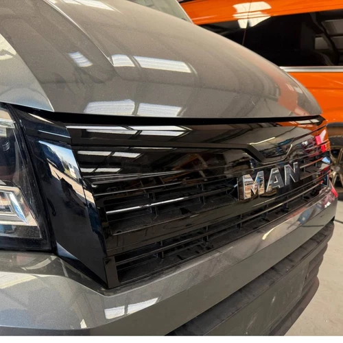 For Man TGE Badgeless Grille Trim – Gloss Black | Premium Front Grille Upgrade f