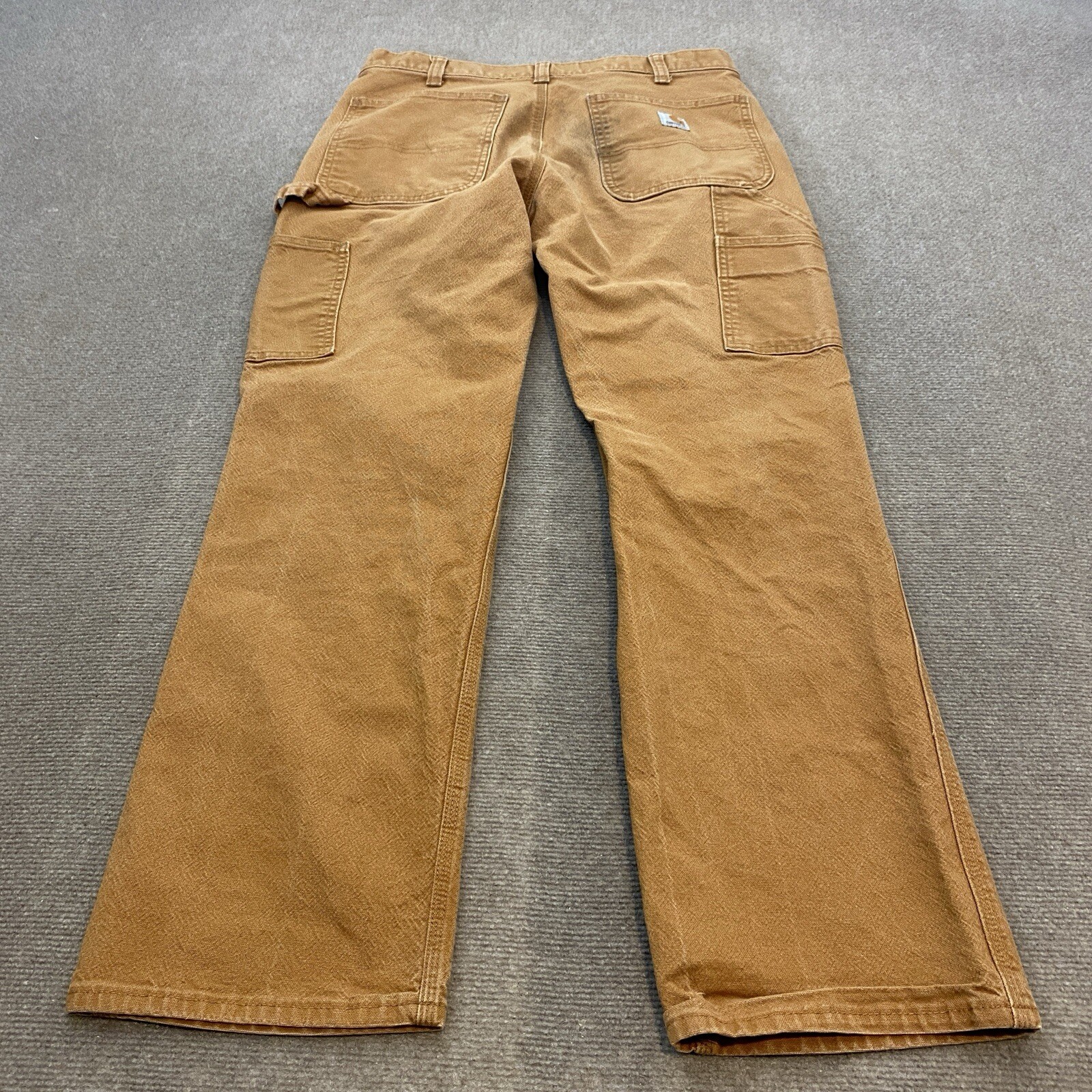 Carhartt Pants Mens Grunge Faded Brown 103279 Distressed Measures 34x31
