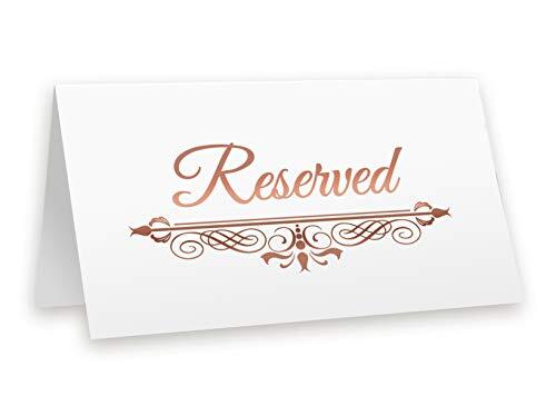 Printable Reserved Table Tent Signs