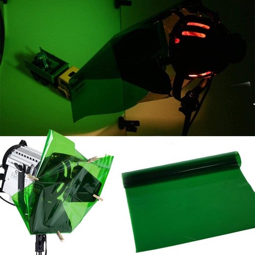Color Correction Gel Green Lighting Filter for Photo Studio Light Green 4 Packs - Picture 4 of 8
