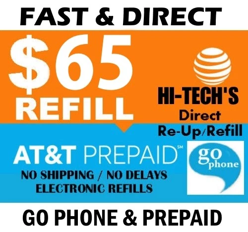 $65 ATT PREPAID REFILL ✅ DIRECT TO   PHONE ✅ ONLINE AT&T REFILL ✅ GET IT TODAY! - Image 2 of 3