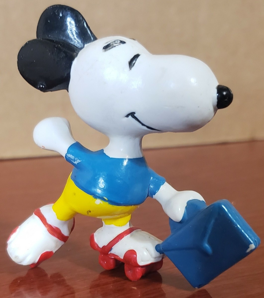 Vintage Skating Snoopy Peanuts Gang Character PVC Figure SN-29 | eBay