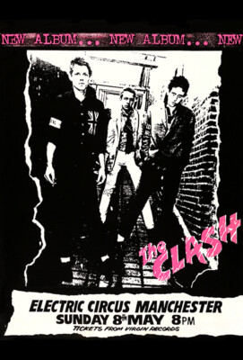 The Clash - 1977 - Electric Circus - Manchester - Poster