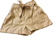 Cappuchinoladiesshortsbelthighelasticwaisttwo Pocketssizescisonoby Cavalini