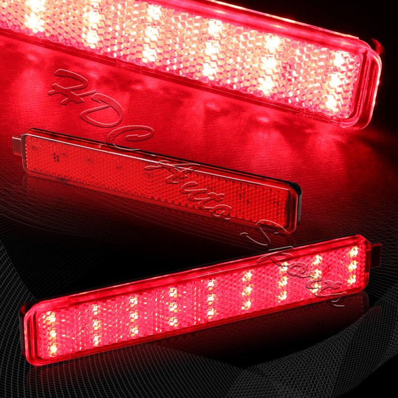 For 2006-2009 Pontiac Torrent/95-99 Sunfire Red Lens LED Bumper.