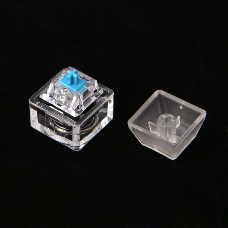 Cherry MX RGB Mechanical Keyboard Switch Tester Keychain with Clear Base  