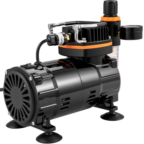 VEVOR Kit Compressore a Doppia Azione 18-23 L/min con 3 Aerografi 0,2/0,3/0,8 mm - Bild 9 von 11
