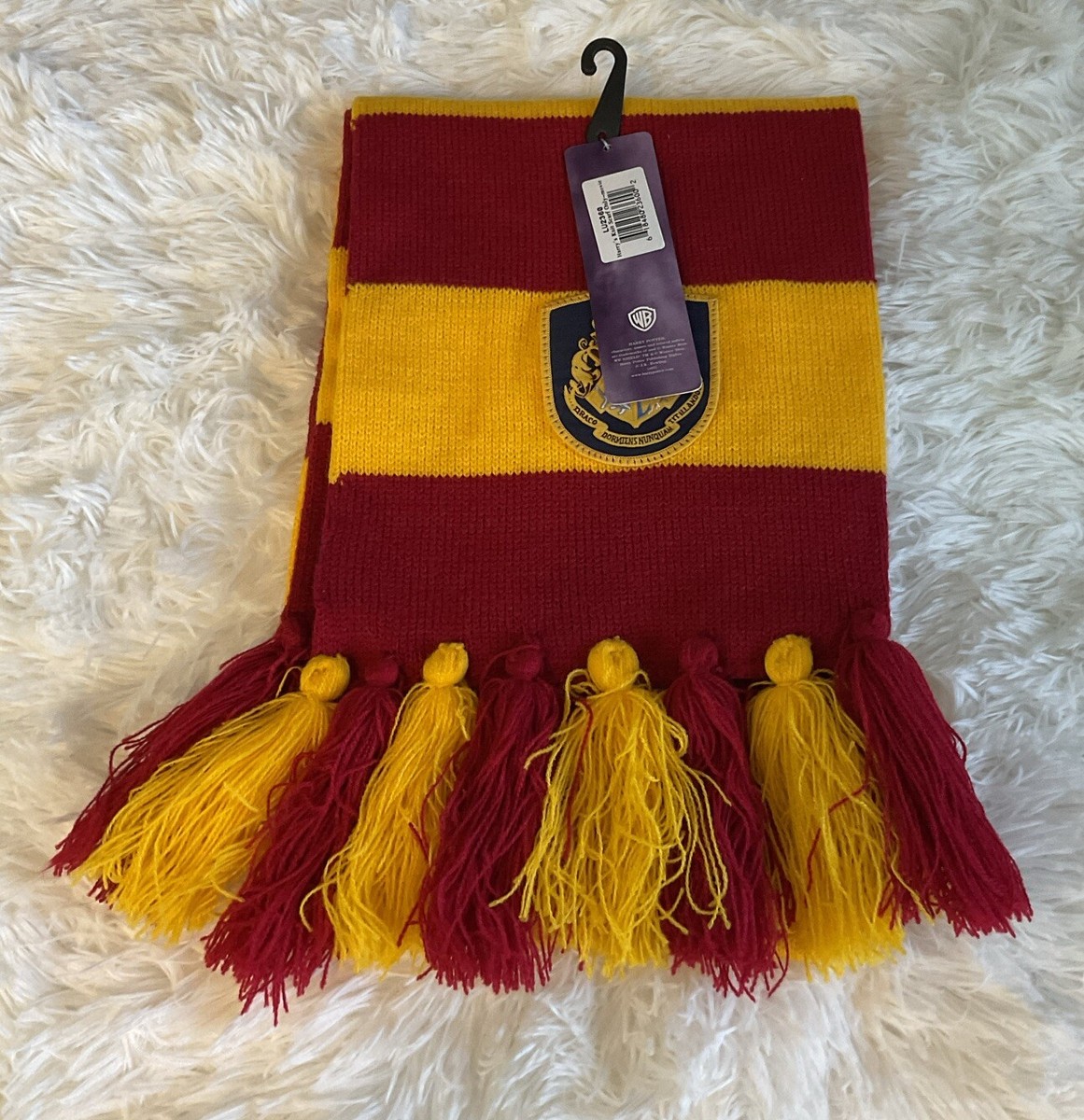 Harry Potter Hogwarts Knit Scarf Gryffindor/Hermione/Ron Red