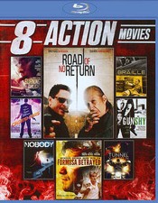 8 Action Movies Blu-ray Disc, 2014, 2-Disc Set 