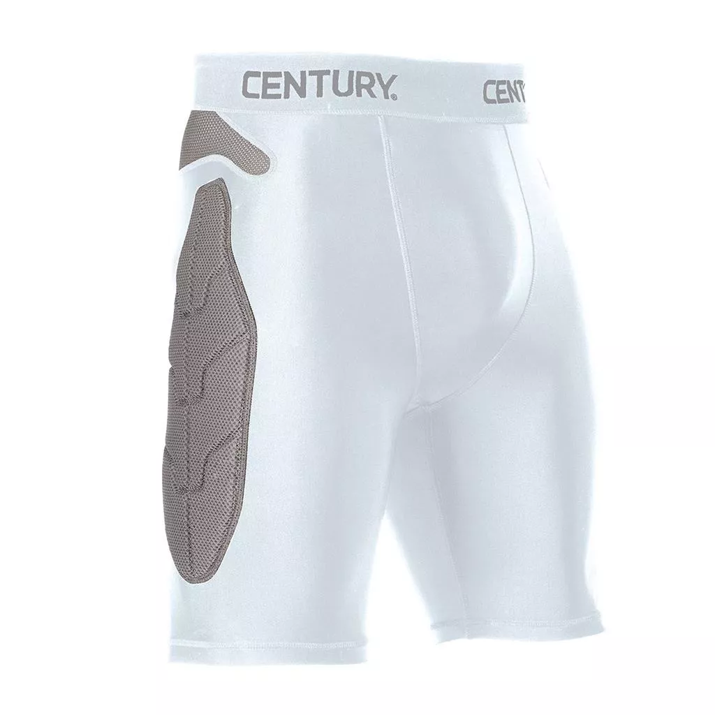 Century Padded Compression Shorts White Extra Large New